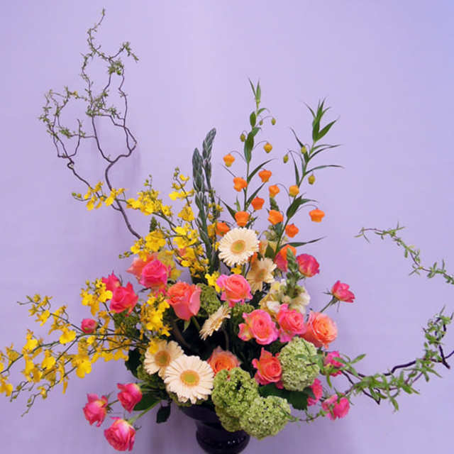 フラワーアレンジメントの画像