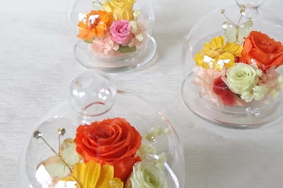 プリザーブドフラワーの画像